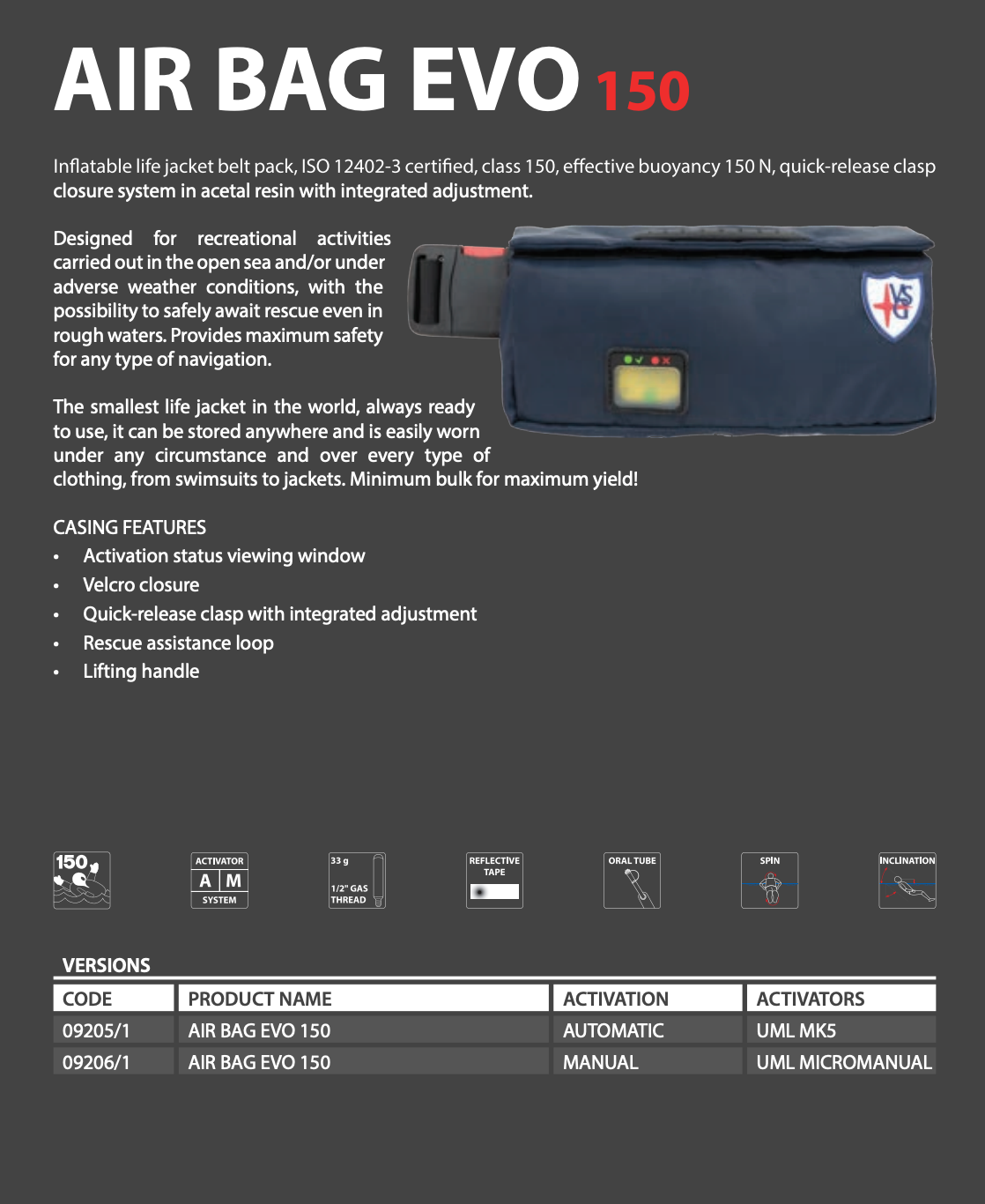 Angling Small Bagged Life Jacket