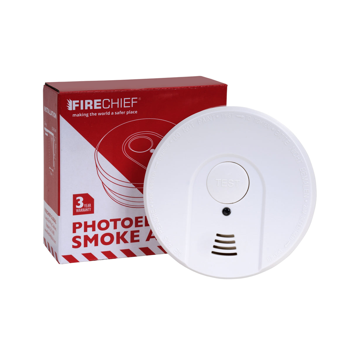 Fire Chief 9V Battery Optical Smoke Alarm – Angling Safety