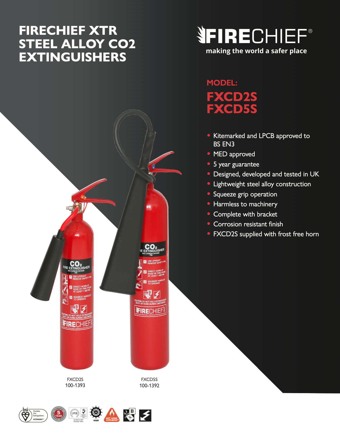 2kg CO2 Fire Extinguisher