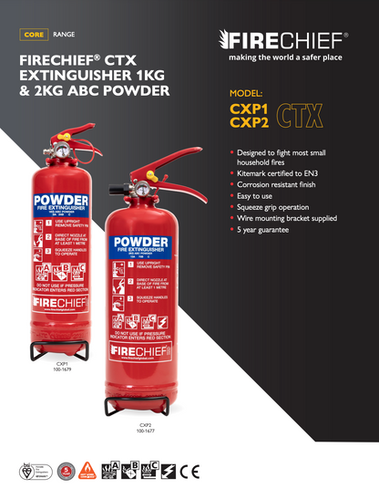 2kg ABC Powder Fire Extinguisher